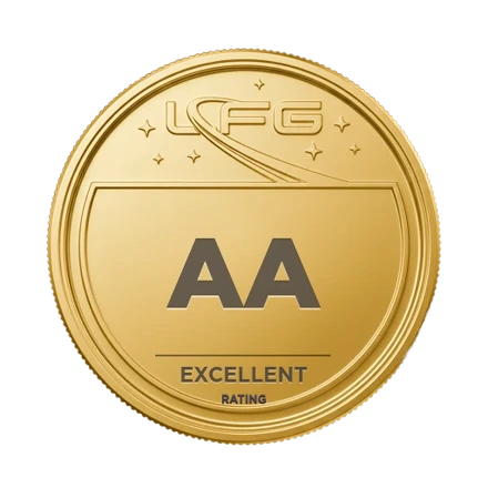 AA rating badge