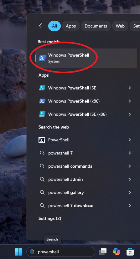 Install LFG Node CLI on Windows