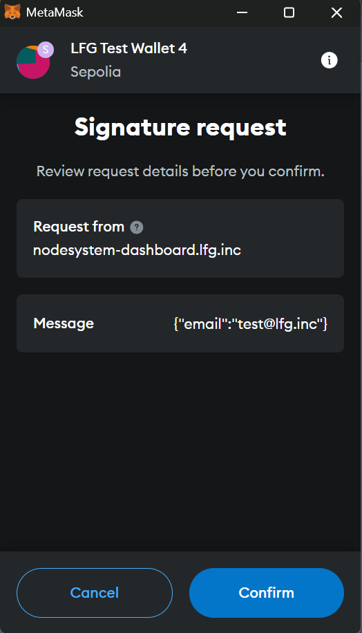 LFG Node Dashboard